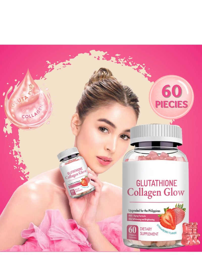Provedic - Glutathione Collagen Gummies, Glutathione Collagen Glow Gummies For Dark Spot, Korea Glutathione Gummies For Women, Glutathione Collagen Glow Anti Aging - Image 1