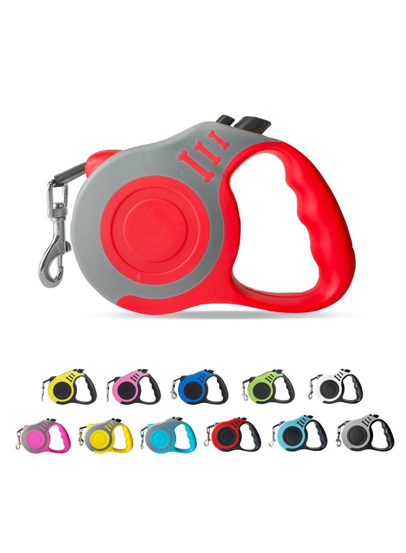 سيوسي قابل للسحب الكلب الجلد التلقائي حزام الجر ، حزام الحيوانات الأليفة 16 قدم دائم ومريحة ، غير زلق مقبض ، لا تشابك ، وقفة قفل ، ومناسبة للكلاب الصغيرة والمتوسطة الحجم - Image 1