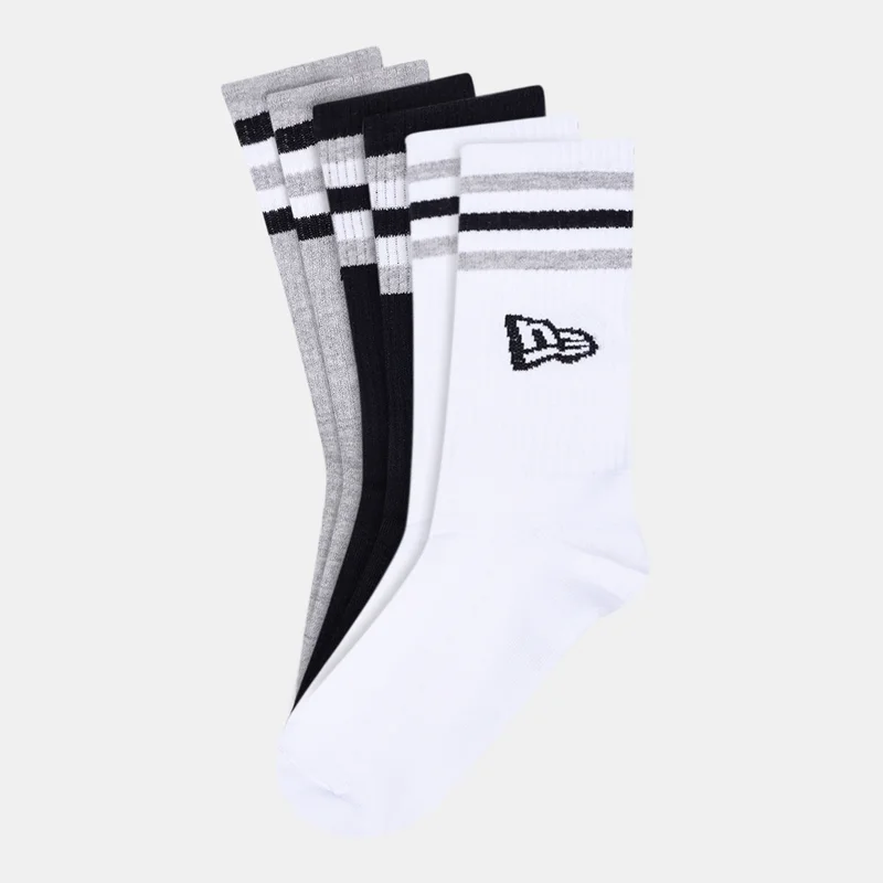 NEW ERA Retro Stripes Crew Socks (3 Pack)
