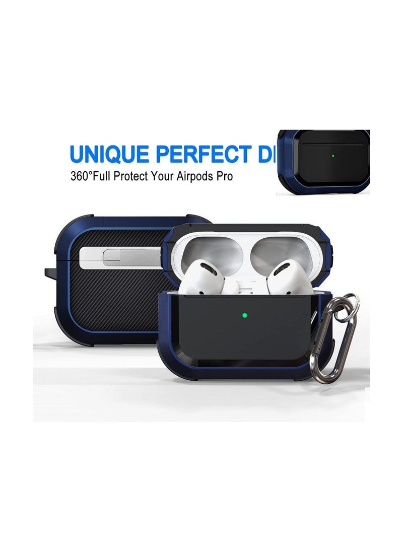 BGM - Upgraded [Secure Lock] Armor Airpod Pro Case, Fibuntun Shockproof AirPods Pro Cover Cool iPod Pro Case Designed for Apple Air Pod Wireless Pro Cases for Men Women - Image 1