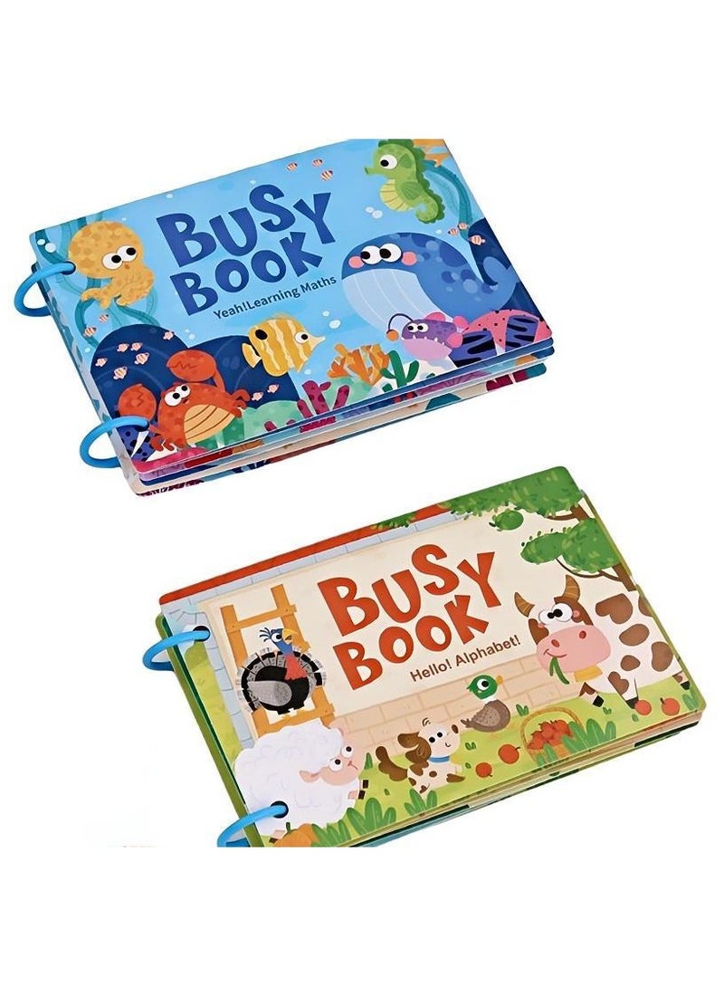 كتاب مغناطيسي للأطفال في مرحلة ما قبل المدرسة، 9 ملصقات ذات مواضيع مختلفة، ألعاب لتنمية المهارات الحركية الدقيقة، دفتر تعليمي، كتاب هادئ، ألعاب مونتيسوري للأطفال الصغار، الحضانة المنزل