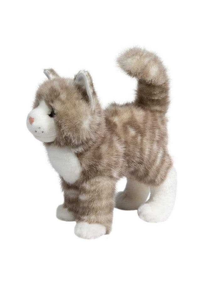 Douglas دميّة قطة رمادية تاببي مزودة بسحاب من دوغلاس - Image 4