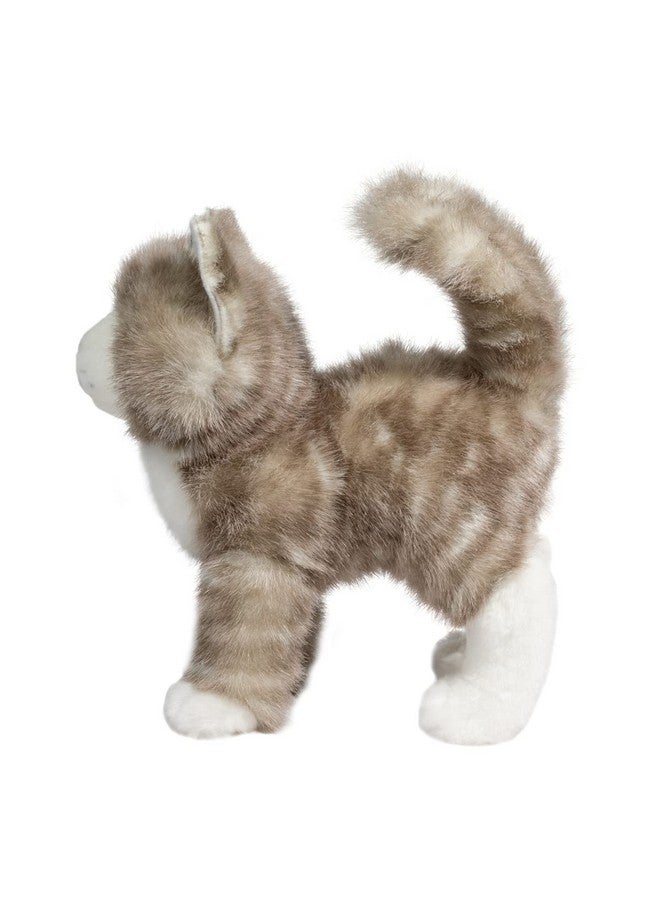 Douglas دميّة قطة رمادية تاببي مزودة بسحاب من دوغلاس - Image 5