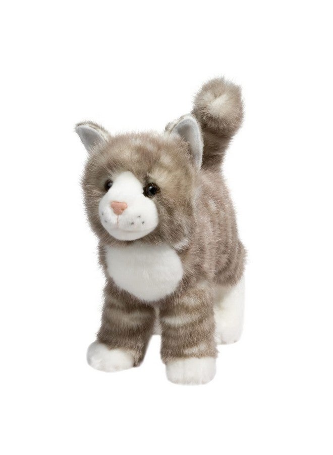 Douglas دميّة قطة رمادية تاببي مزودة بسحاب من دوغلاس - Image 3