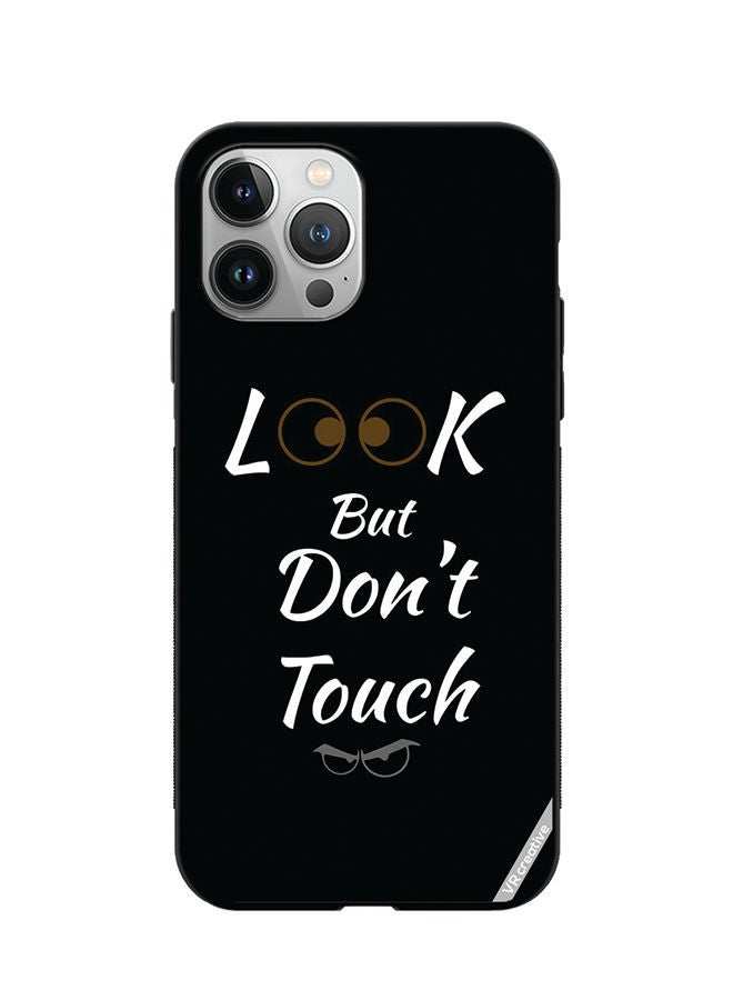 VR CREATIVE Protective Case Cover For Apple iPhone 12 Pro Max Look But Dont Touch Design Multicolour - Image 1