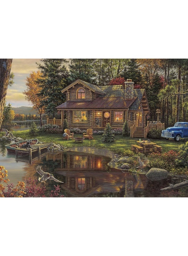 Buffalo Games - Kim Norlien - Peace Like a River - 1000 Piece Jigsaw Puzzle with Hidden Images, Green - Image 5
