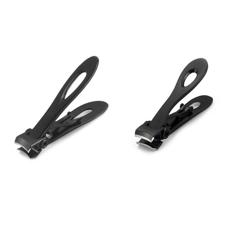 2pcs Stainless Steel Nail Clipper Fingernails Toenails Clippers with Anti-slip Handle for Nail Beauty Nail Care Nail Cutter Trimmer Set - Image 1