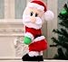 Holiberty 13in Twerking Santa Claus Cute Christmas Ornament Decorations Soft Funny Stuffed Plush Doll Toys Singing Dancing Santa Figure Figurine Home Xmas Ornaments Decor Toys Birthday Gift for Kids Adults - Image 2