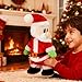 Holiberty 13in Twerking Santa Claus Cute Christmas Ornament Decorations Soft Funny Stuffed Plush Doll Toys Singing Dancing Santa Figure Figurine Home Xmas Ornaments Decor Toys Birthday Gift for Kids Adults - Image 4