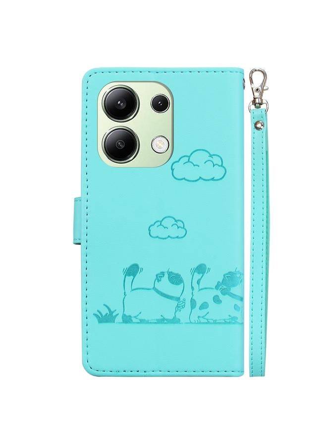 اس-توب جراب لهاتف Redmi Note 13 4G Global Cute Cats RFID جراب جلدي للهاتف - Image 3