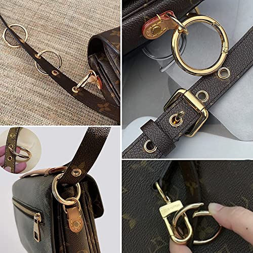 Tia Purse Bags Making Clasp, Lobster, Snaps, Clips, Hooks, Spring Ring, Locks and Other Accessories (Golden Spring Ring Premium-20mm- 6Pcs) - Image 5
