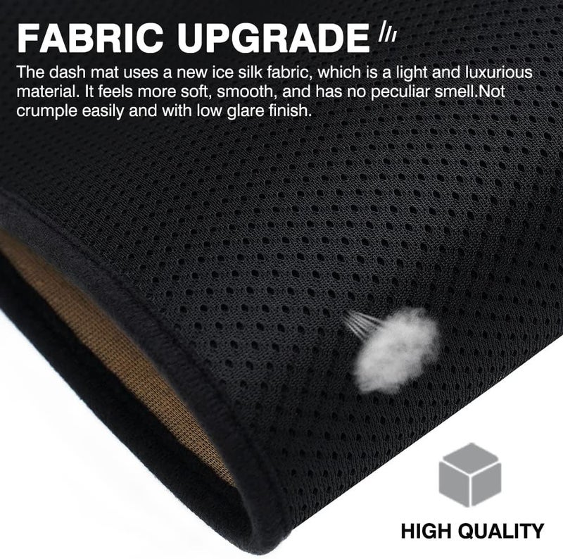 Autorder Dashboard Cover Mat for 2017-2023 Tesla Model 3/Model Y Accessories Dash Cover Dash Mat Sunshade Glare UV Rays Protector for Model 3/Y - Image 4