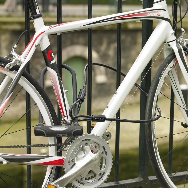 Master Lock 72DPF 15ft Steel Cable with Looped Ends - Black - Image 4