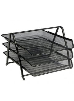 Deluxe Deluxe 3-tier office tray black  - Image 1