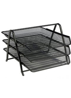 Deluxe Deluxe 3-tier office tray black  - Image 3