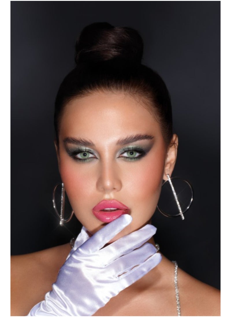 Dahab Platinum Mentha 9 Months Disposable Colored Contact Lenses Unisex Cosmetic Contact Lenses  - Image 2