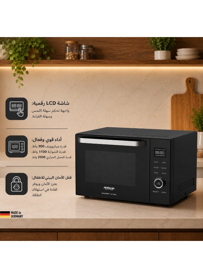 Arshia 34L Multi-Functional Electric Oven – Air Fryer & Grill with Digital Display - Image 3