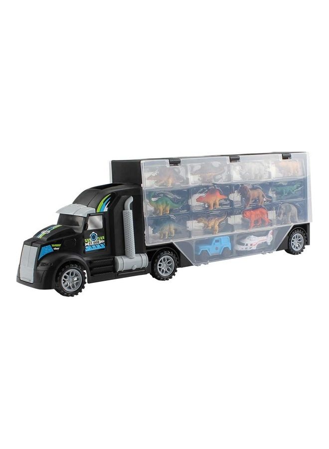 NIBEMINENT Tykeed Dinosaurs Transport Car Multicolour 50 x 18 10cm - Image 1