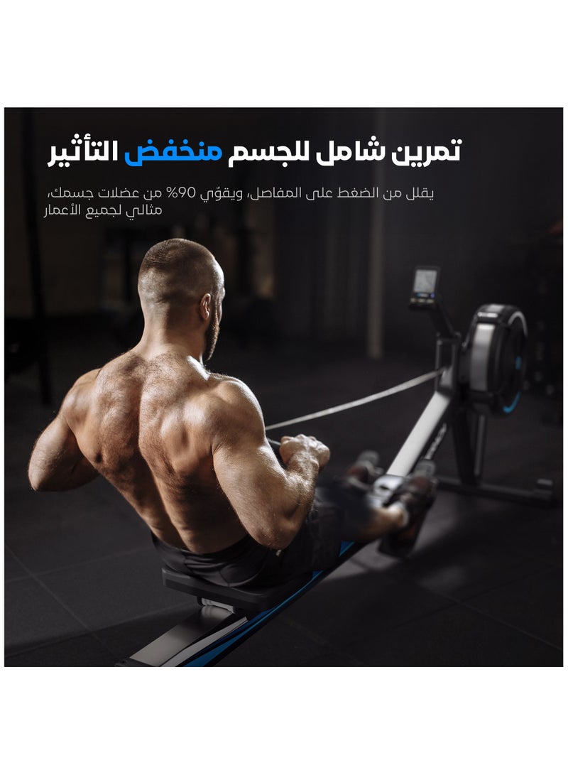 Merach MERACH R50 Air Rowing Machine – Full-Body Home Workout with Powerful & Quiet Performance - Image 4
