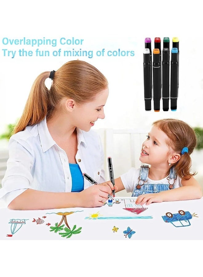 Dual-Tip Alcohol Marker Set – 80 Colors - Image 5