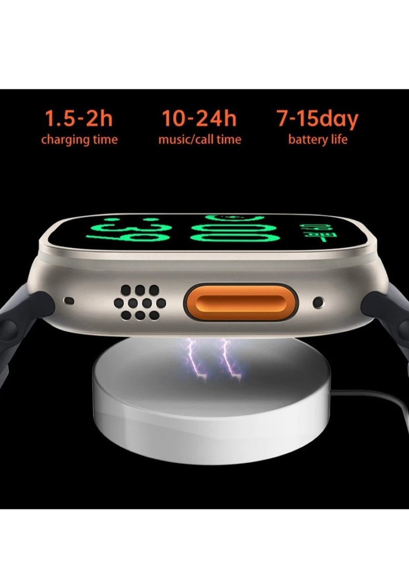 Ultra - Smart Watch T800 Ultra Series 8 Health Fitness Tracker Sport Watch 49MM-White - Image 1