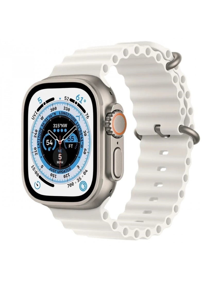 Ultra - Smart Watch T800 Ultra Series 8 Health Fitness Tracker Sport Watch 49MM-White - Image 1