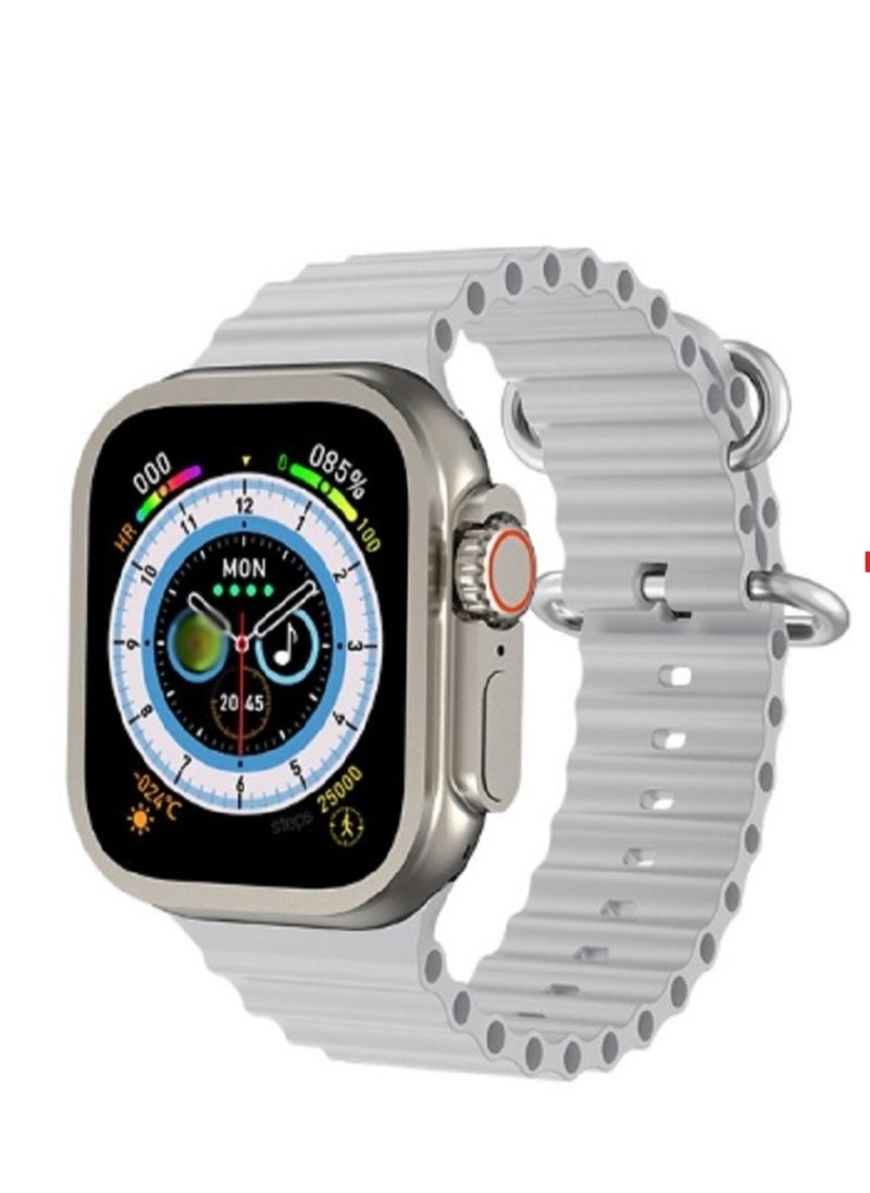Ultra - Smart Watch T800 Ultra Series 8 Health Fitness Tracker Sport Watch 49MM-White - Image 1