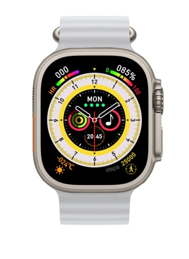 Ultra - Smart Watch T800 Ultra Series 8 Health Fitness Tracker Sport Watch 49MM-White - Image 1