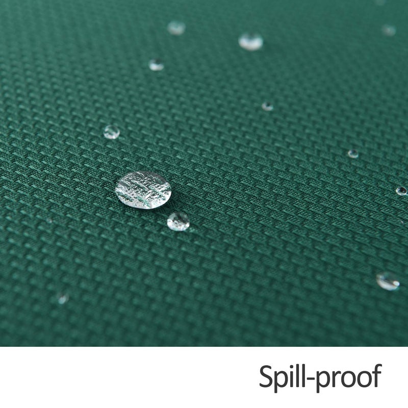 maxmill Square Jacquard Tablecloth Water Resistance Antiwrinkle Spill Proof Textured Table Cloth  Fabric Table Cover for Buffet Banquet Parties Event Holiday Dinner  70 x 70 Inch  Hunter Green - Image 5