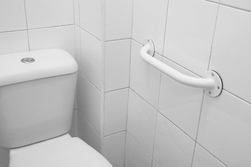 PEPE Mobility - Grab Bars for Bathtubs and Showers 12" (x2 Units), Safety Rails Bathroom, Epoxy Steel, White - Image 3