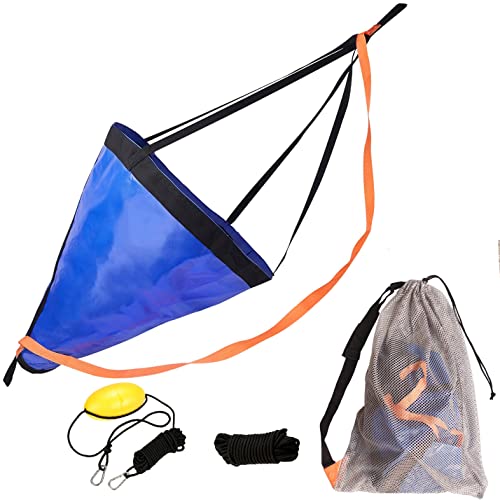 MOOCY Drift Sock with Dump Line,Harness and Buoy Kit for Fishing Boat/Kayak/Pontoon (25'' for 14-18ft Boat) - Image 1