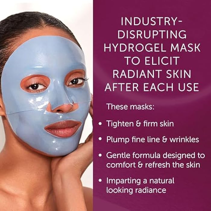 111SKIN Cryo De-Puffing Energy Facial Mask - Fragrance Free - Tighten, De-Puff & Refresh - Peptides & Caffeine - Set of 5 (1 oz each) - Depuffing Face Mask - Image 4