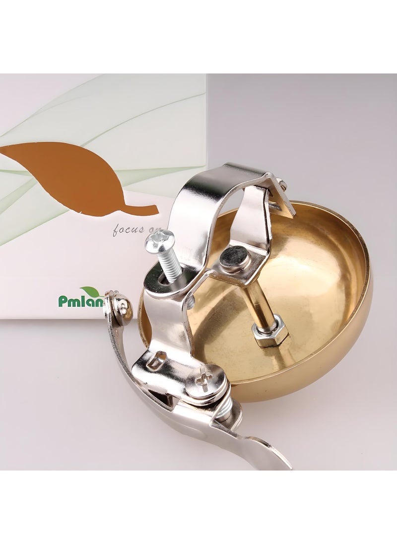 PMLAND PMLAND Classic Copper Alloy Brass Bicycle Bell  - Image 2