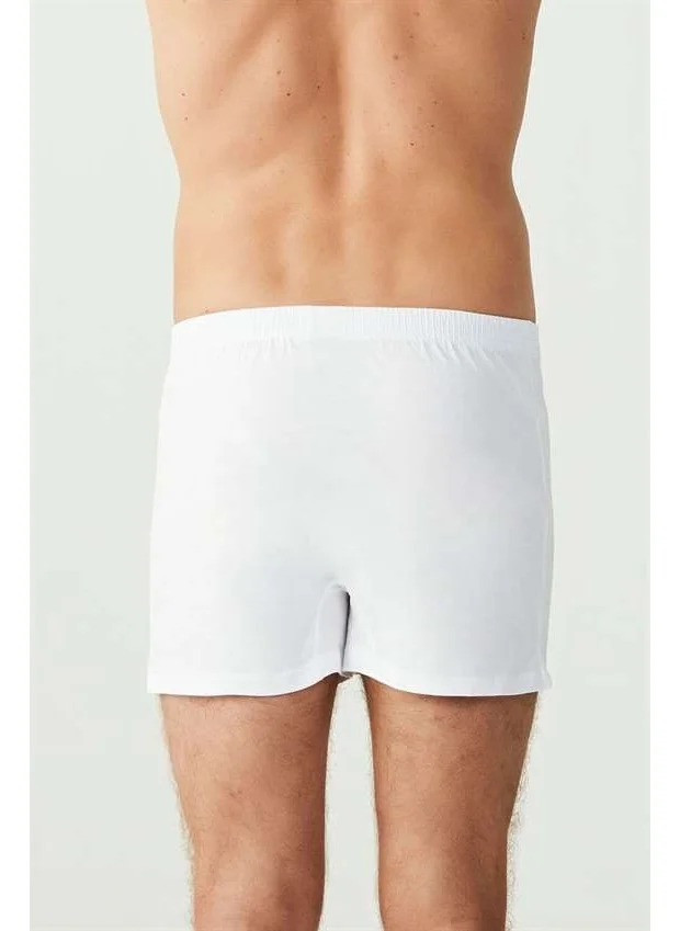 يو اس بولو اسن Cotton Button-Down White Men's Boxer Shorts