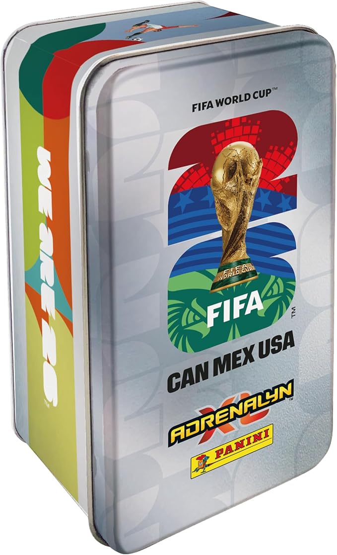 Panini Adrenalyn XL FIFA World Cup 2026 Official Trading Cards Collectible Football Card Game - Classic Tin (Assorted)