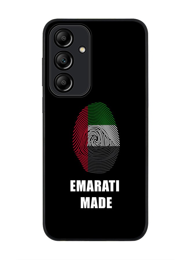 Stylizedd Rugged Black Edge Case for Samsung Galaxy A55, Slim fit Soft Case Flexible Rubber Edges Anti Drop TPU Gel Thin Cover -  Emarati Made - Image 1