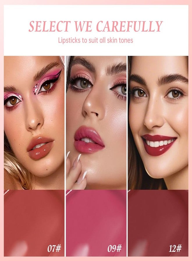 Houksouml Lip Liner Pencil Set, Waterproof Matte Finish, 3-Pack, Long-Lasting - Image 3