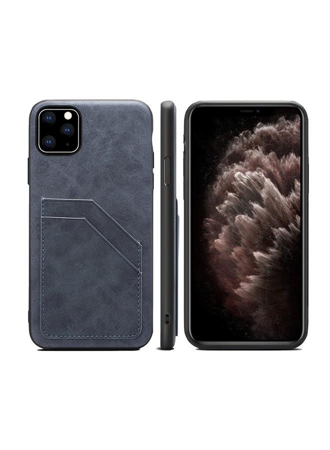 S-TOP Case For iPhone 11 Pro Max Card Slots Full Coverage PU+TPU Phone Case - Image 1