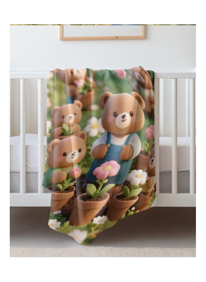general Children's or student cartoon flannel thin blanket (warm and comfortable, suitable for sleep, games) 100cm*150cm - 974 - Image 4