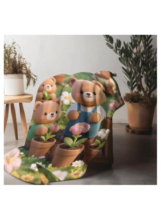 general Children's or student cartoon flannel thin blanket (warm and comfortable, suitable for sleep, games) 100cm*150cm - 974 - Image 5