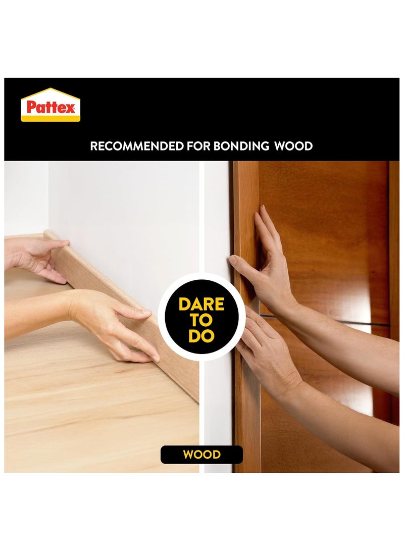 Pattex PL150 Construction Adhesive with Caulking Gun, Professional Solvent Technology, Extra-Strong - Image 3