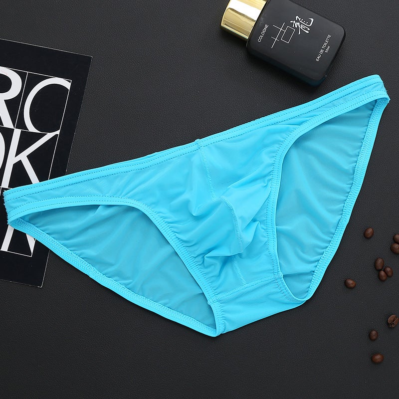 Spot Ice Silk Underwear Men'S Triangle Summer Underwear Men'S Ice Silk Underwear Men To Figure Sample Oem - Image 1