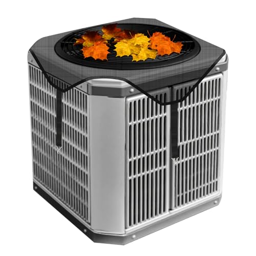 Botyboty Central Air Conditioner Covers for Outside Units 36'' x 36'', AC Mesh Covers for Outside Unit, AC Unit Cover Outdoor Air Conditioner Condenser Hvac Heat Pump Cover Breathable Top Universal Defender - Image 1