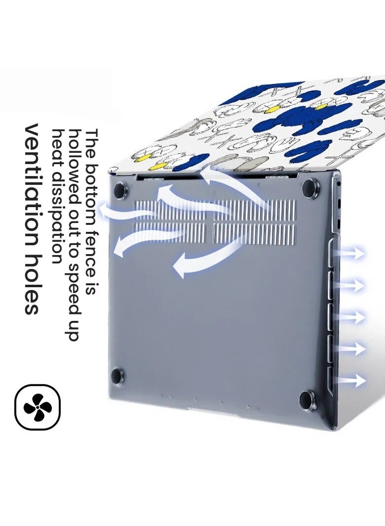 general Compatible with Huawei MateBook 14 (2024) Cartoon Pattern Protective Case Laptop Scratch-Resistant Cover Creative Customizable Shell Precision Cutout Protective Case - Image 3