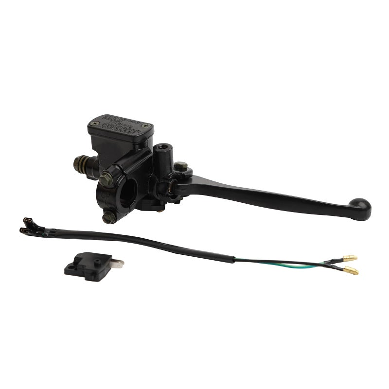 mokuo Right Side Motorcycle Brake Master Cylinder Assembly with Brake Lever8mm Mirror Hole 78 Handlebar Fit for GY6 50cc 125cc 150cc Scooter Moped ATV Dirt Pit Bike Parts - Image 2