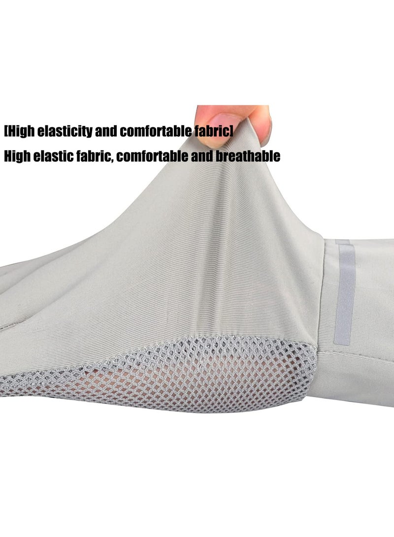 Generic 3 Pairs Women Summer UV Protection Gloves Non Slip UV Sunscreen Protection Gloves Non-slip Sunblock Summer Driving Gloves Quick Dry Sun Protection Gloves for Outdoor  - Image 4