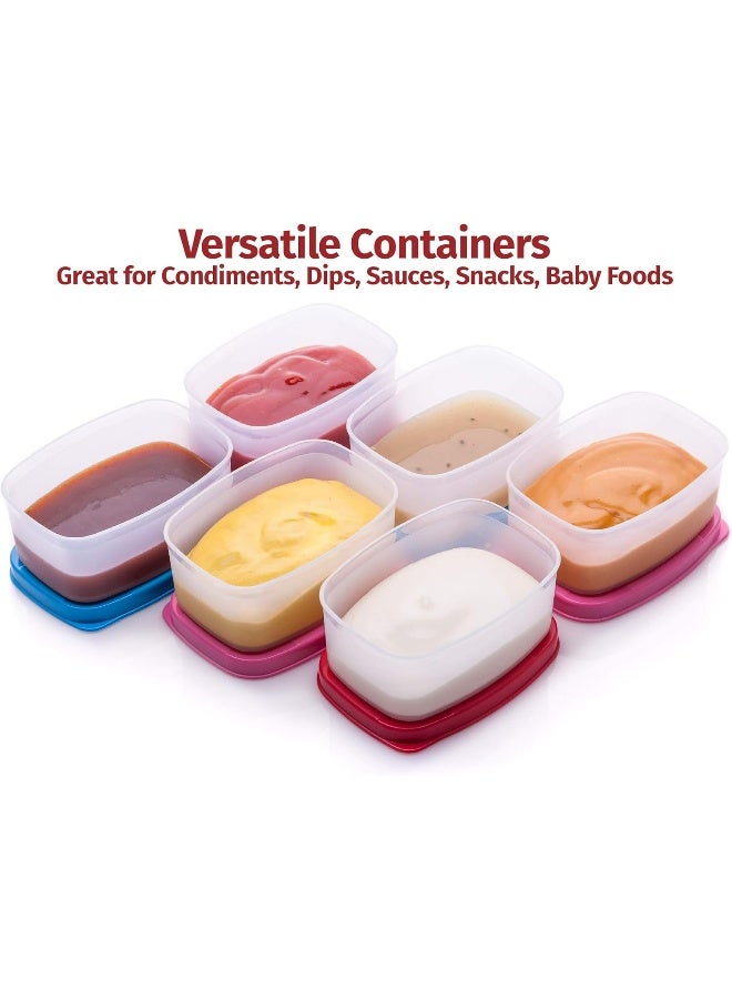 Signoraware SIGNORA WARE Condiment Containers with Lids - 6 pk. 3 oz. - Image 2