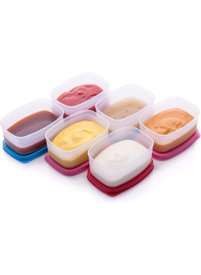 Signoraware SIGNORA WARE Condiment Containers with Lids - 6 pk. 3 oz. - Image 1