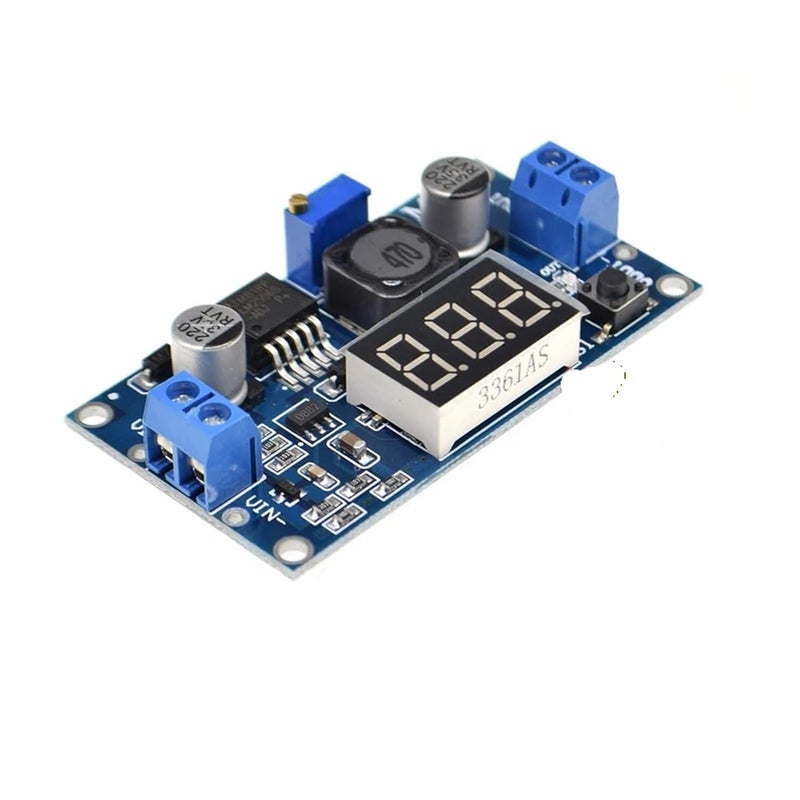 LM2596S Adjustable Buck Converter 3A 2 5V 36V To 1 25V 35V With LED Voltmeter Module - Image 2