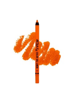 LAMEL 406 Oh My Color Gel Eyeliner Orange Creamy Texture Hypoallergenic & Super Long Lasting Eyeliner Glides Effortlessly Vibrant Shades Crueltyfree Eyeliner Waterproof Pencil 1.4Gm  - Image 1